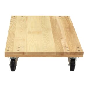 Vestil Hardwood Dolly Solid Deck