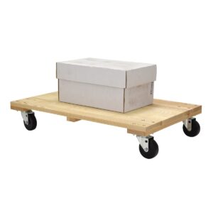 Vestil Hardwood Dolly Solid Deck