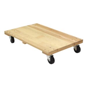 Vestil Hardwood Dolly Solid Deck