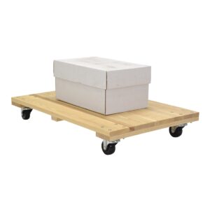 Vestil Hardwood Dolly Solid Deck