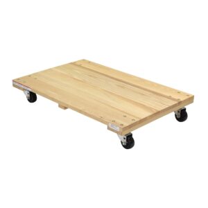 Vestil Hardwood Dolly Solid Deck