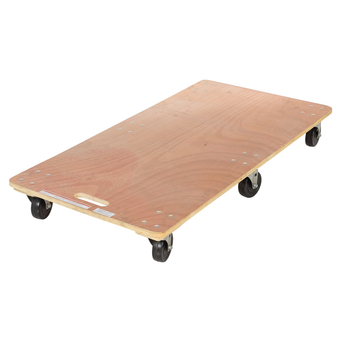 Vestil HDOS-2448-6SW Hardwood Dolly-Solid Deck 1.2K LB 24X48
