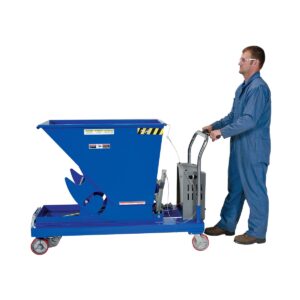 Vestil HOP-PTD Steel Hopper W/ Power Traction Drive