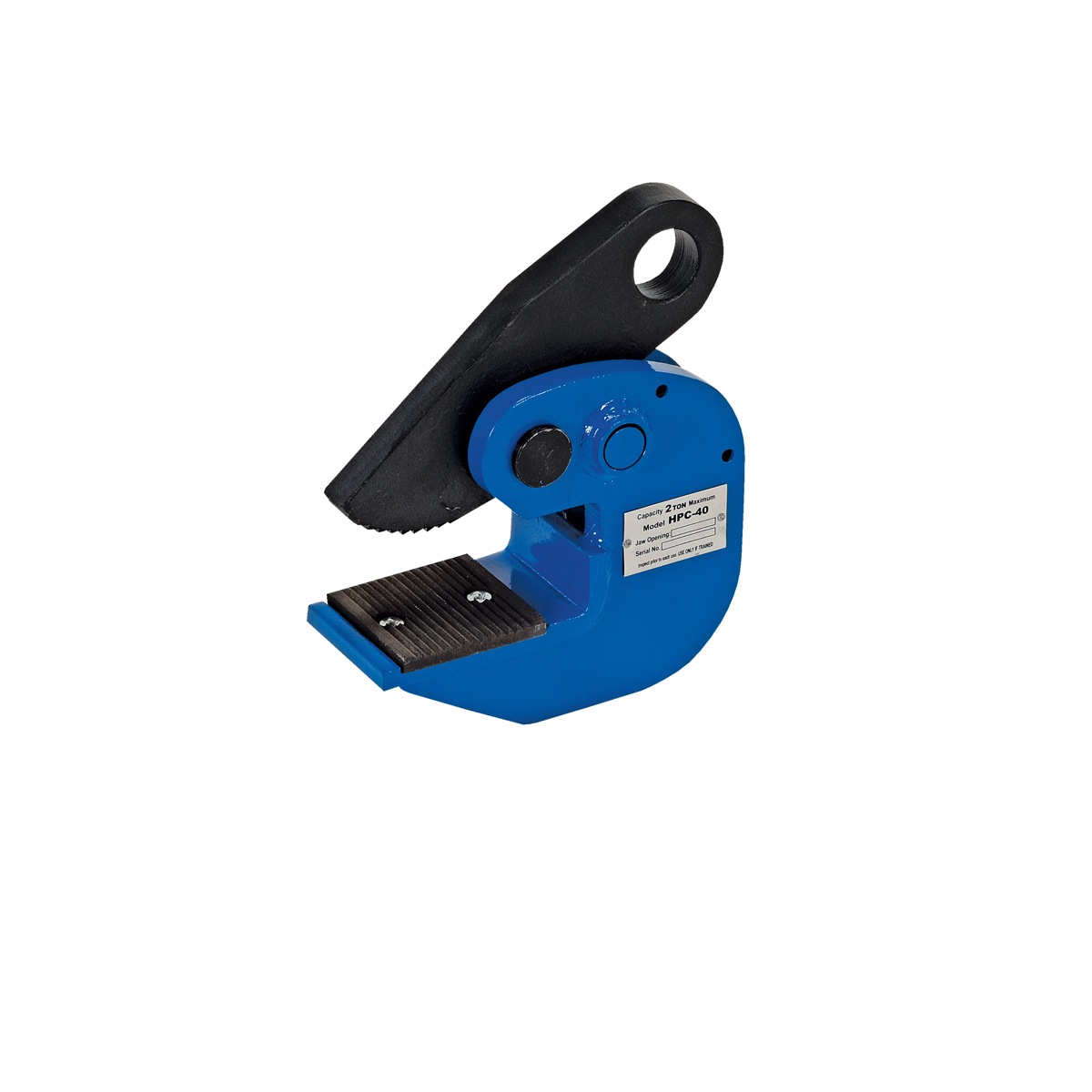 Vestil Horizontal Plate Clamp Capacity