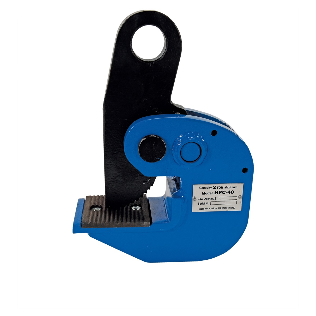 Vestil Horizontal Plate Clamp Capacity