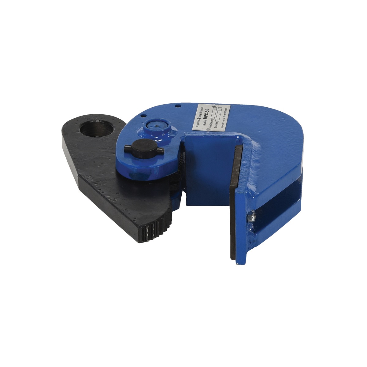 Vestil Horizontal Plate Clamp Capacity