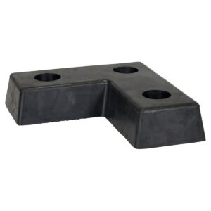 Vestil L-1818-4 L Shaped Molded Bumper 4 X 18 X 18