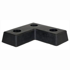 Vestil L-1818-4 L Shaped Molded Bumper 4 X 18 X 18