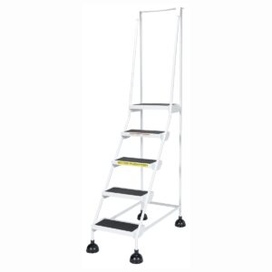 Vestil Spring Loaded Roll Ladder 5 Step
