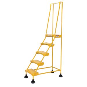 Vestil Spring Loaded Roll Ladder 5 Step
