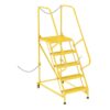 Vestil Semi-Trailer Access Ladder 5 Step Yellow 350#