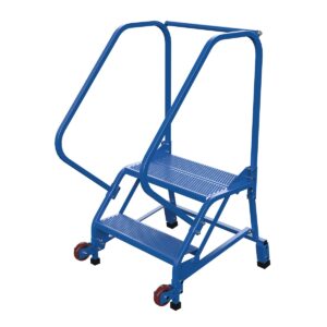 Vestil Tip-N-Roll Ladder 2 Step 50°