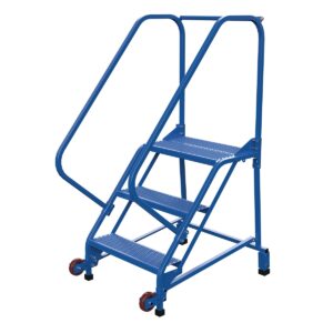 Vestil Tip-N-Roll Ladder 3 Step 50°