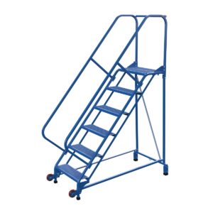 Vestil Tip-N-Roll Ladder 6 Step 50°