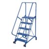 Vestil Tip-N-Roll Ladder 5 Step 58°