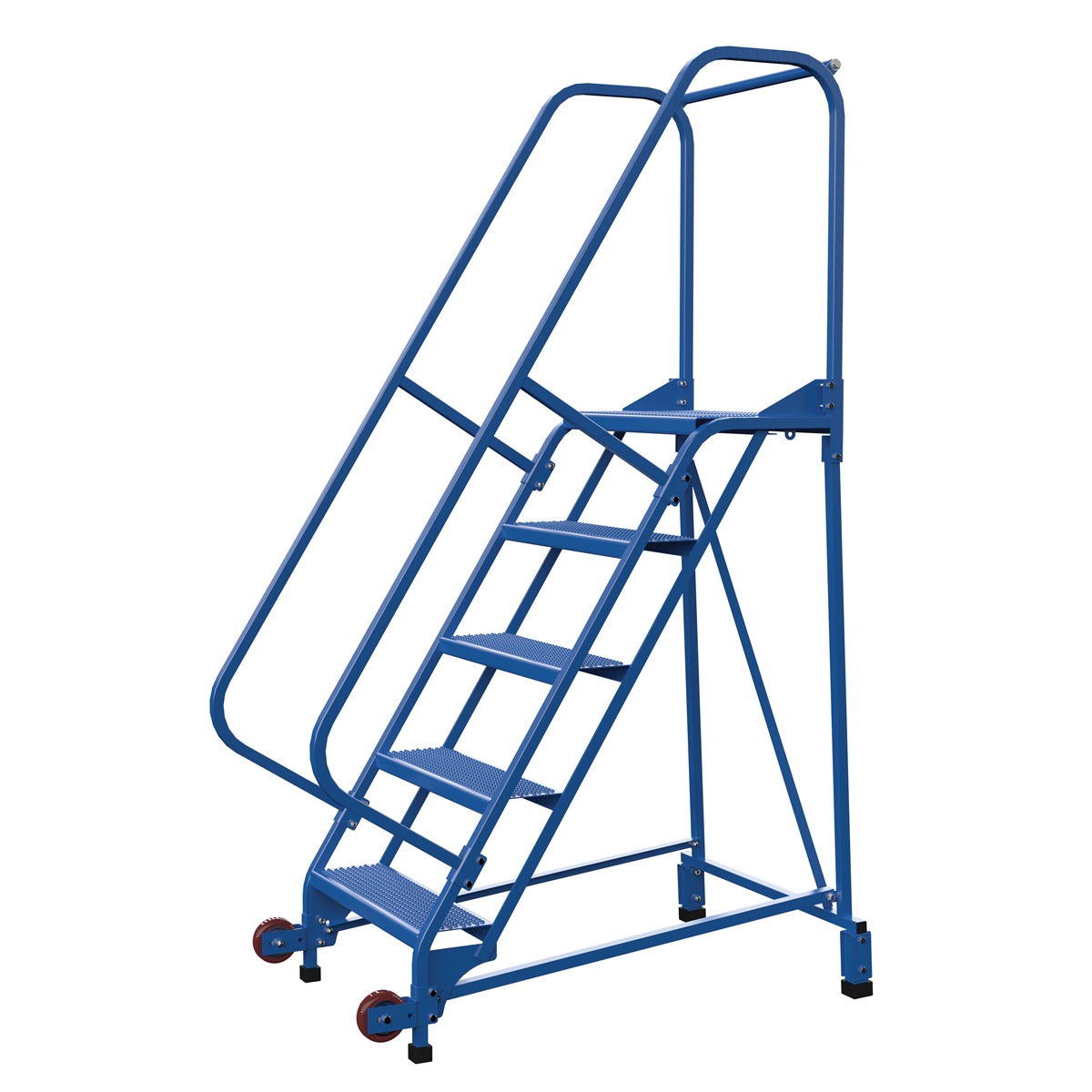 Vestil Tip-N-Roll Ladder 5 Step 58°