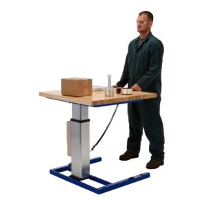 Vestil LAW-3636 Linear Actuated Adjust Height Work Bench