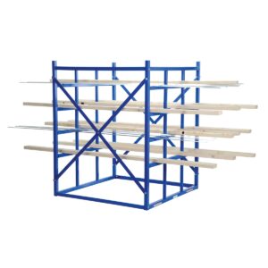 Vestil LBPH-77 Long Bar Pigeon Hole Rack 7.7K Cap