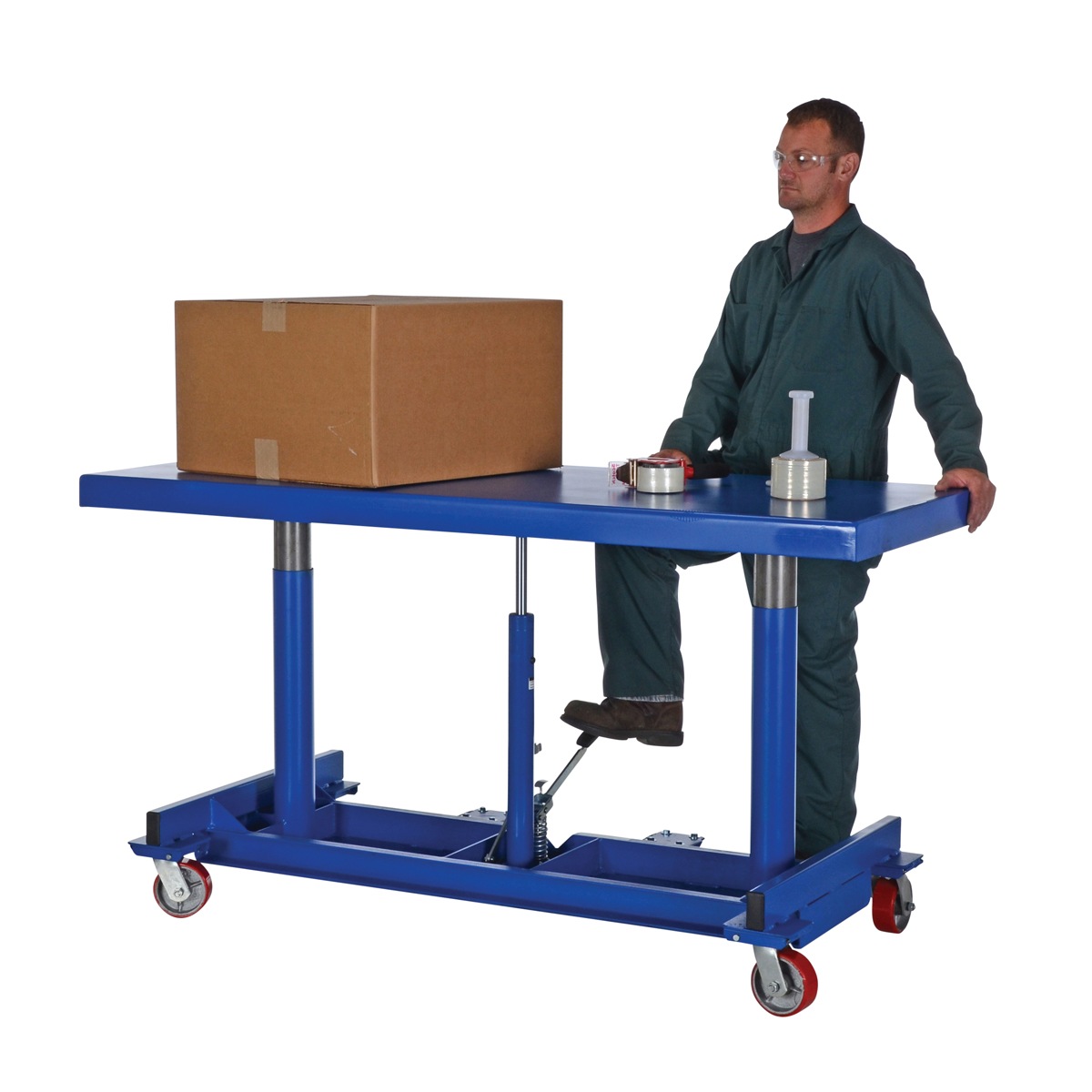 Vestil Ergonomic Long Deck Cart 2K