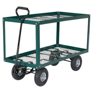 Vestil LSC-2448-SC Landscape Cart Two Shelf 300 LB 48 X 24