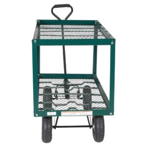 Vestil LSC-2448-SC Landscape Cart Two Shelf 300 LB 48 X 24