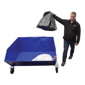 Vestil Portable Hopper Tilt Refuse