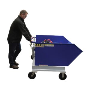 Vestil Portable Hopper Tilt Refuse