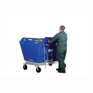Vestil Portable Hopper Tilt Refuse