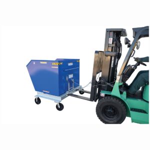Vestil Portable Hopper Tilt Refuse