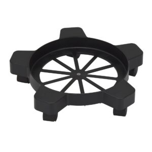 Vestil PDD-5 Drum Dolly Black Plastic 5-7 Gal Bucket 80 LBS