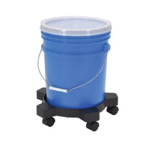 Vestil PDD-5 Drum Dolly Black Plastic 5-7 Gal Bucket 80 LBS