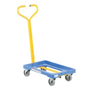 Vestil PDH-1624 Plastic Dolly W/Handle 500 LB 16 X 24
