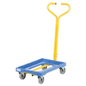 Vestil PDH-1624 Plastic Dolly W/Handle 500 LB 16 X 24