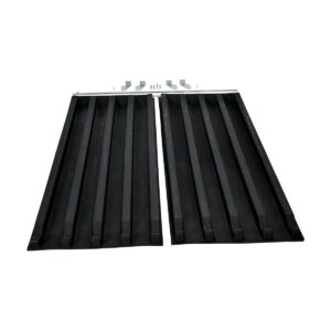 Vestil PLID-D-200 Poly Lids for Size 2 Style D Hopper