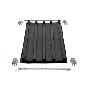 Vestil PLID-D-33 Poly Lid for Size 0.33 Style D Hopper