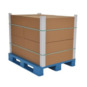 Vestil PLPS-H Solid Top Rackable Plastic Pallet/Skid