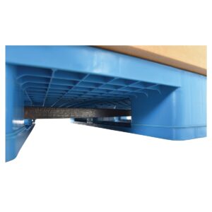 Vestil PLPS-H Solid Top Rackable Plastic Pallet/Skid