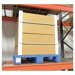 Vestil PLPS-H Solid Top Rackable Plastic Pallet/Skid