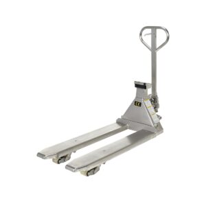 Vestil PM-2048-SCL-LP-SS Low Pro Stainless Steel Pallet Truck-Scale 5K 20X48 5/8