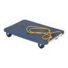 Vestil POS-1624-ROPE Plastic Dolly W/Pull Rope 24X16" 220LB