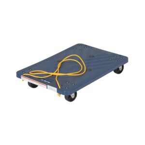 Vestil POS-1624-ROPE Plastic Dolly W/Pull Rope 24X16