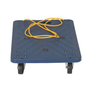 Vestil POS-1624-ROPE Plastic Dolly W/Pull Rope 24X16