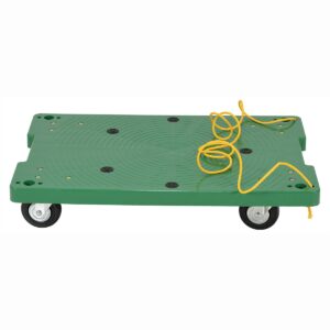 Vestil POS-1830-ROPE Plastic Dolly W/Pull Rope 30X18