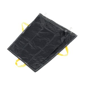 Vestil PRTD-TB-BK Black Pallet Rack Trash Bag