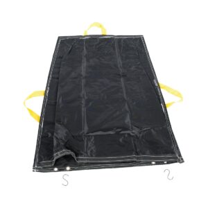 Vestil PRTD-TB-BK Black Pallet Rack Trash Bag