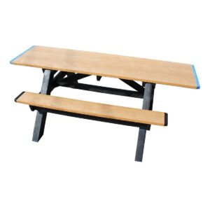 Vestil Picnic Table Poly Aframe 2872 Bk Leg ADA