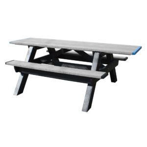 Vestil Picnic Table Poly Aframe 2872 Bk Leg ADA