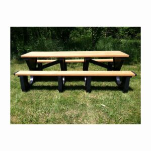 Vestil Picnic Table Poly Aframe 2872 Bk Leg ADA