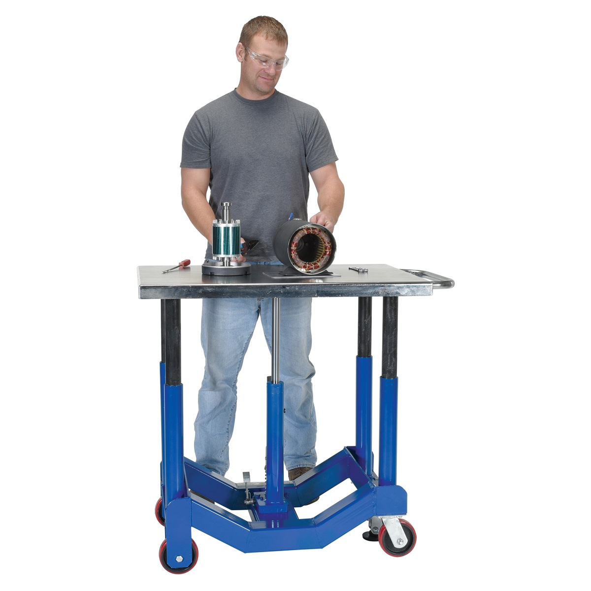 Vestil Low Profile Post Lift Table