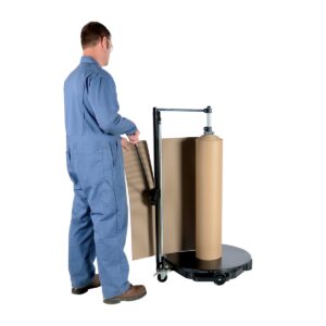 Vestil ROLL-D-DLX Roll Material Portable Dolly W/Cutter